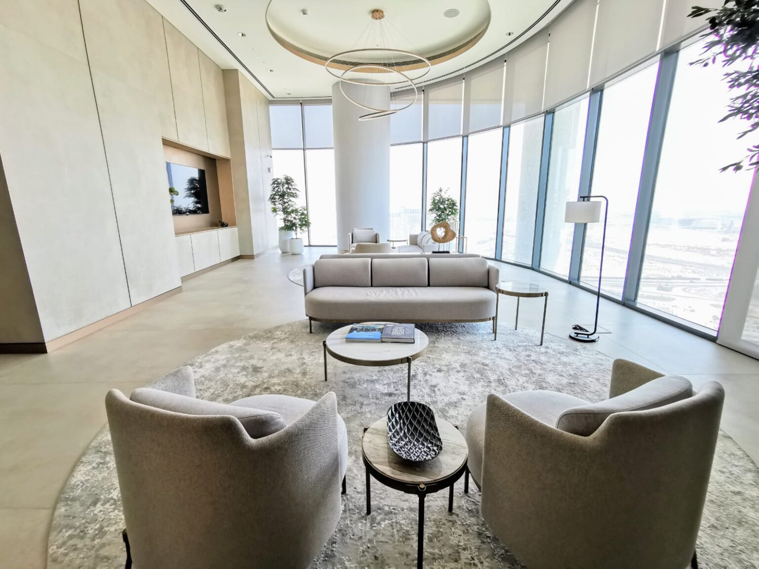 Modern furnished apartment in Dubai with stylish interiors